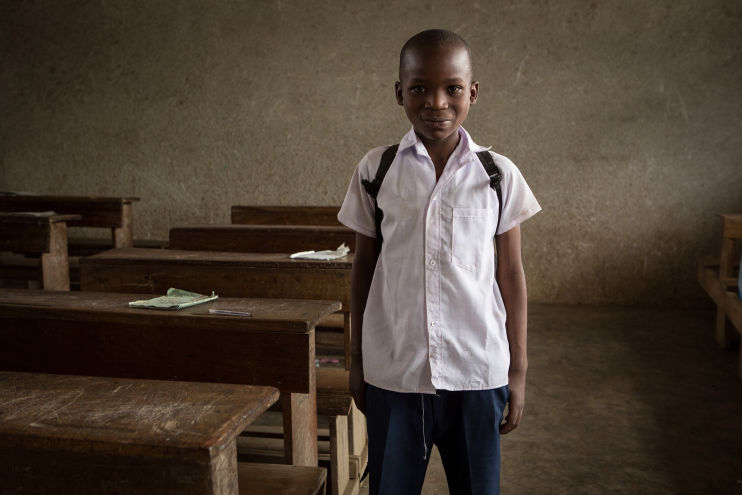 student standing